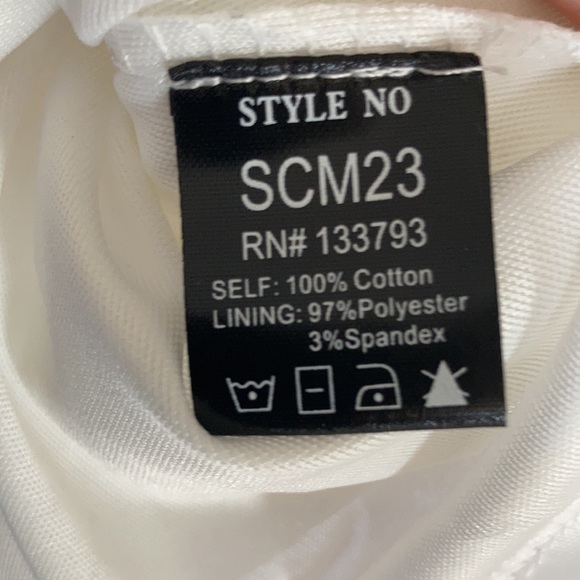 Relisted Pol white floral embroidered sheer material over romper boho size s/m - Picture 17 of 17